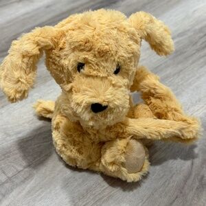 Warmies Microwavable Plush Golden Dog Weighted Lavender Scented Heat Pack